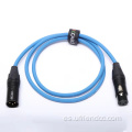 Cable de audio masculino a masculino de cañón xlr personalizado